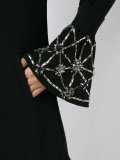 embellished flare dress
