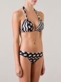 print halterneck bikini