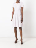 shortsleeved flared dress