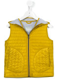 hooded gilet