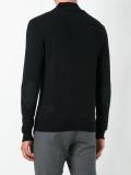 buttoned V-neck jumper