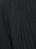 asymmetric hem gathered dress
