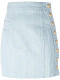 Gonna Bottoni Oro denim skirt