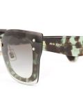 MIU MIU 04RUAG0A767 ESTAMPADOCINZAEDOURADO ??? Acetate