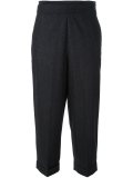 tapered cropped trousers