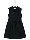 sleeveless trench dress