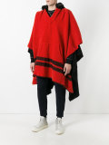bicolour poncho
