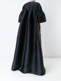 short-sleeve flared coat 