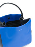 contrast tote bag 