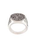 'Engraved Round Signet' ring