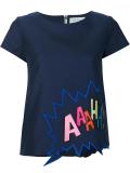embroidered T-shirt