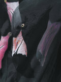 flamingo print T-shirt