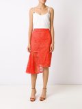 panelled lace skirt