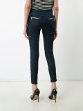 fold-over waist cropped jeans
