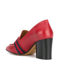 GG Web mid-heel loafer pumps