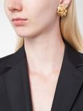 abstract clip-on earrings