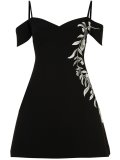 floral embroidery dress