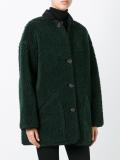 buttoned coat