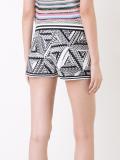 geometric knit shorts