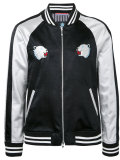 bear patches bomber jacket 