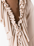 open sleeve midi dress