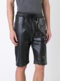 coated track shorts