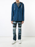 striped slim-fit jeans