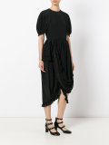 ruffled asymmetric dress