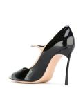 buckled stiletto pumps