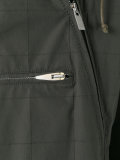 checked parka