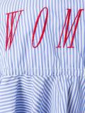 ruffle striped shirt