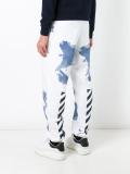 spots print sweatpants