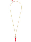 red chilli and crystal necklace