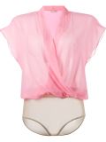 wrap v-neck bodysuit