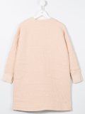 textured sweatshirt dress