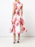 floral flared dress