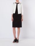 crop jacquard jacket