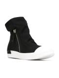 zipped hi-top sneakers
