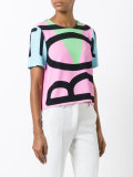 colour block T-shirt 