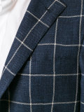 checked blazer