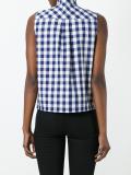 pussy bow sleeveless top