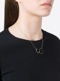 Hotel Excelsior dual circle necklace