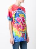 tie dye elephant print T-shirt