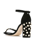 pearl embellished sandals 