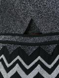 zig-zag pattern long dress