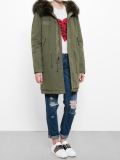 Long Fur-Trimmed Parka