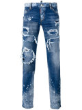 distressed jeans