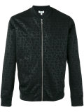 logo print bomber jacket