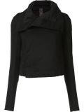wide collar fitted jacket