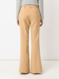 side pocket flared trousers